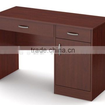 Simple design melamine wooden computer desk, dark browm student writing deck (SZ-OD360)