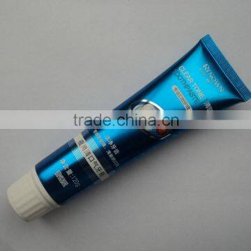 d35 plastic cosmetic package tube for toothpaste