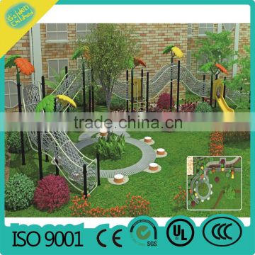 Outdoor Children Climbing Rope Net, Jungle Gym/ Children outward bound training Obstacle Course Playground For Sale