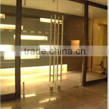 Low Price High Quality 304 316 stainless steel tempered glass door handle cover