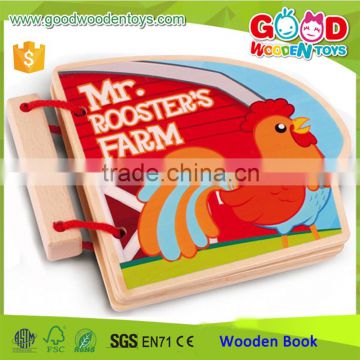 EN71/ASTM Confirmed New Design Wooden Farm Wooden Book OEM/ODM China Factory Toy for Baby                        
                                                Quality Choice