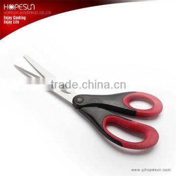 Utility scissors with double injection handle