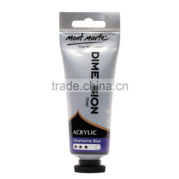 Mont Marte Dimension Acrylic Paint 75mls - Ultramarine Blue