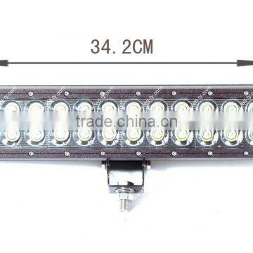 Hot sale 72w car led light bar, double row off road led driving light bars, 12" led light bar