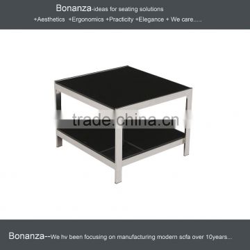 T-101S#Stainless Steel Adjustable Coffee Dining Table