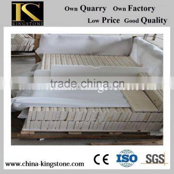 Competitive beige marble stair and step risers for Hotel