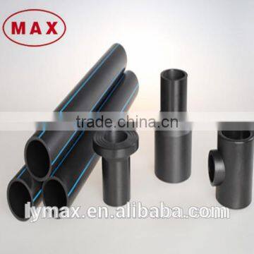 PE100 HDPE pipe and fittings for water and sand transportation system