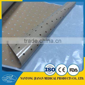 medical zinc oxide adhesive perforated plaster with super quality
