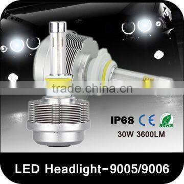 9005/9006 New Dsign car led headlight 9005/9006 separated driver car led head bulb 9005/9006 7 inch round car led head lam