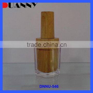 15ml Square Wood Nail Gel Bottle Packaging,Square Wood Nail Gel Bottle