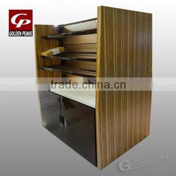 wooden shelf