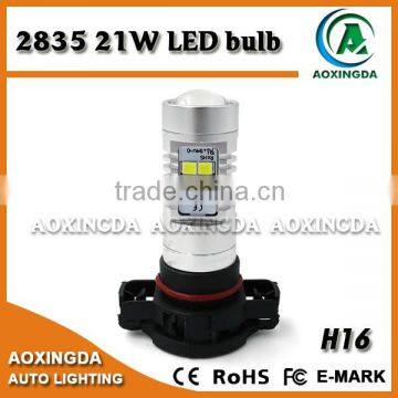 2015 newest design H16 high power LED fog light 2835 chip 21W 800LM