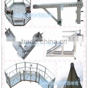 Round suspended platform / working platform / suspended cradle / gondola for chimney