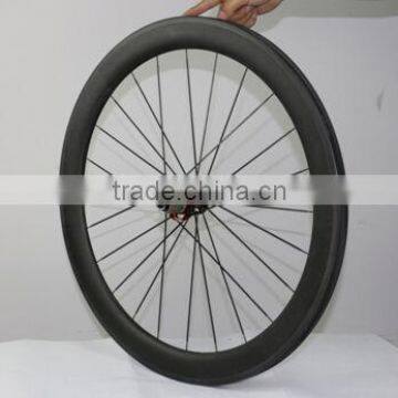 carbon wheels 55mm road clincher wheelset 700C ruote carbonio