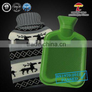 Christmas hot water bottles with high quality