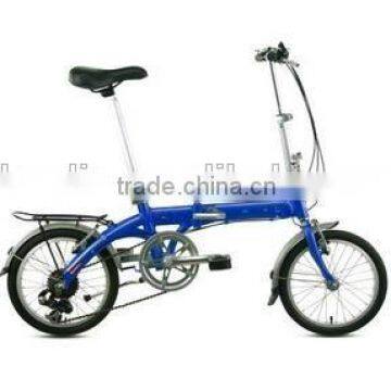 hi-ten steel 6 speed 12 inch folded bicycle for kids