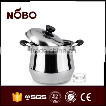 popular style drum shape Stainless Steel pot,deep cooking pot