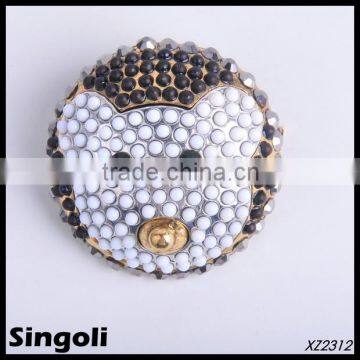 Trendy 2014 fashion animal monkey rhinestone brooch