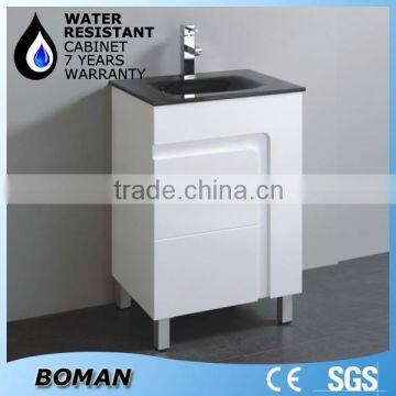 floor standing damaged bathroom vanity cabinet for sale