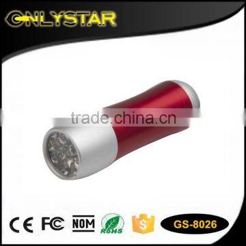 Onlystar GS-8026 hot sell aluminum material 9 led best cheap flashlight