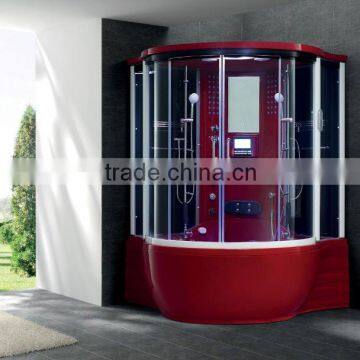 2013 hot sale steam shower room luxury bathroom shower cabin with massage bathtub G168