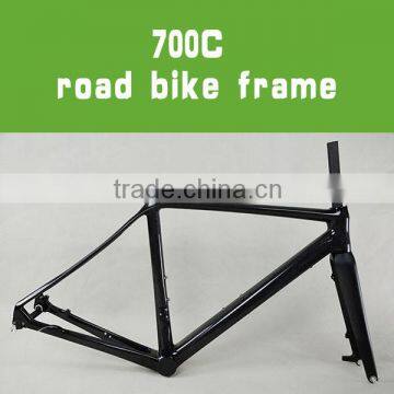 Best selling of the road frame UD glossy carbon bicycles full carbon 700c bike frames