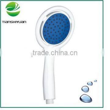 Bathroom colorful shower head abs transparent plastic shower sprayer shower head