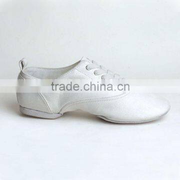 White jazz shoes wholesale dance leather jazz shoes