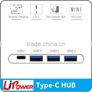 Factory wholesales 4 port USB 3.1 gen usb type c hub