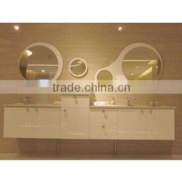 100 Inch Countertop Two Basin White Villa High-end Bathroom Vanity