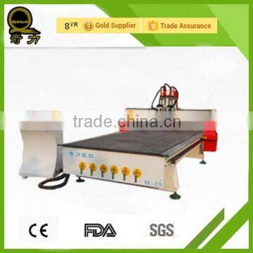 QL-1325 Pneumatic tool change multispindle atc wood working machine cnc router for sale