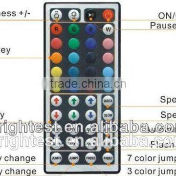 best price 44keys sir remote control for led rgb strips,LED strip light 12V 144W RF LED controller