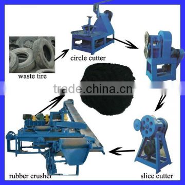 Recycling rubber machine