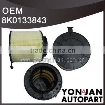 8K0133843 air filter cartridge for Europe car