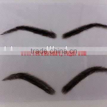 Hight quality human hair eyebrow