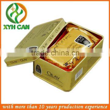Hot Saling Handmade Kraft Soap Tin Box With Triangle Design