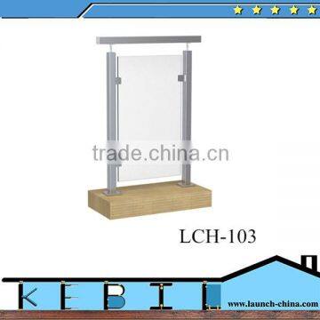 Safety stainless steel banister for indoor stair case use