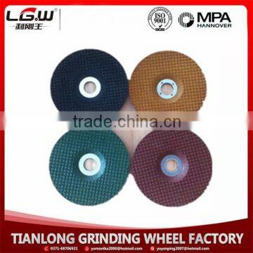 S265 4"aluminum oxide abrasive flexible grinding wheel