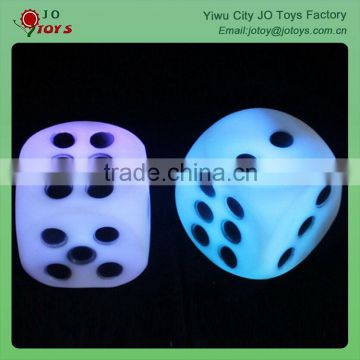 High quality colorful dice flameless birthday led candle light