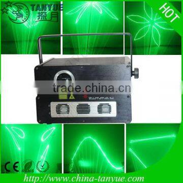 1W green animation disco laser light