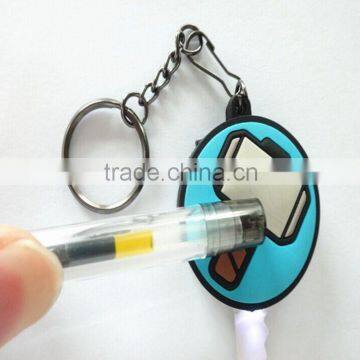 Wholesale Cheap heartshape custom design rubber keychain