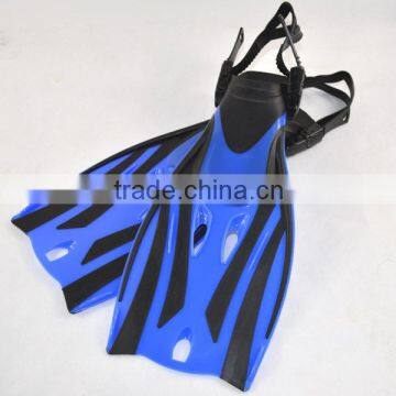 Adult swimming flippers open heel fins quality easy adjust fins wholesale in china