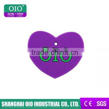 OIO Wholesale Factory Custom Garment Soft PVC Label