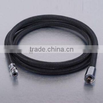 black EPDM/PVC Shower hose with brass fittings