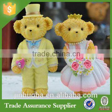 2016 Custom Popular Polyresin Bears Statue Decoration