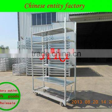 Nursery flower cart / Danish trollley/Flower trolley TC051 Display Flower Trolley.Display Cart.Plants Trolley. Mesh Cart .Steel
