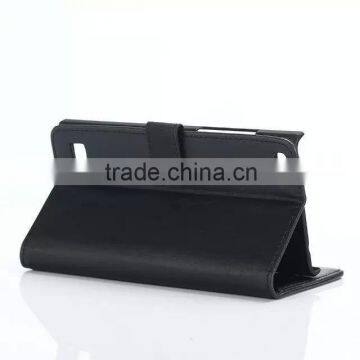 Newest Product Flip Pattern Wallet Leather Case for Blackberry LEAP With Stand