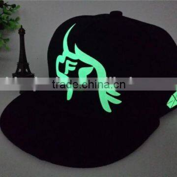 night Luminous hip hop hat snapback cap