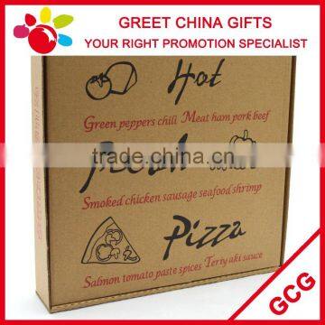 Kraft paper Pizza Box Take out Pizza Container