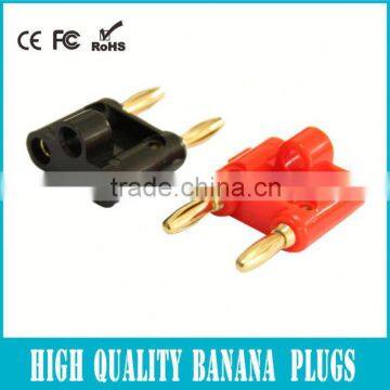 Copper banana plugs with 24K Hard Gold Connections